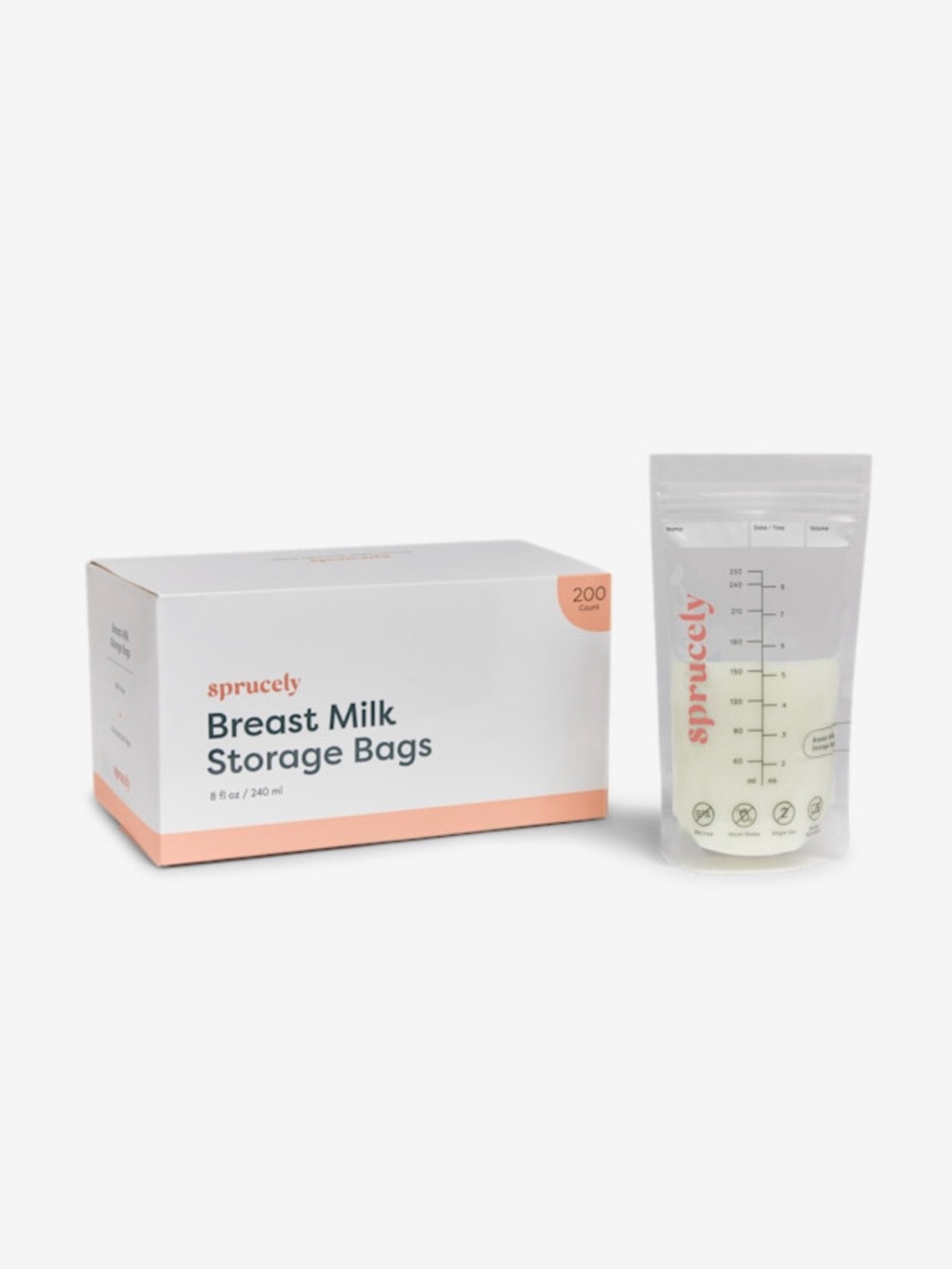sprucely Breast Milk Storage Bags